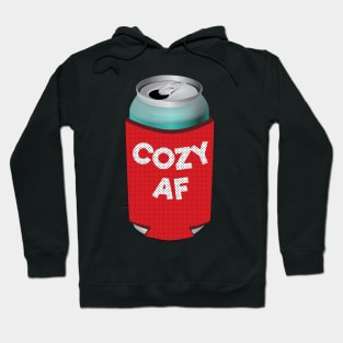 Cozy AF Cozy Can Design Hoodie